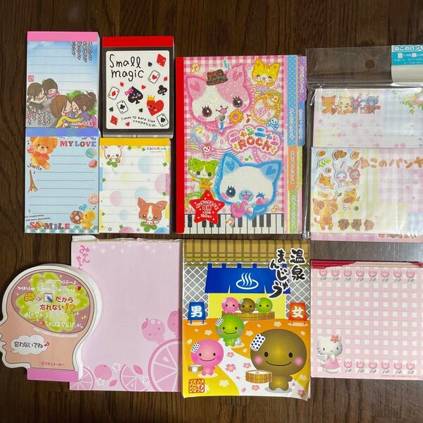 平成レトロ メモ帳 まとめ売り ヘアゴム