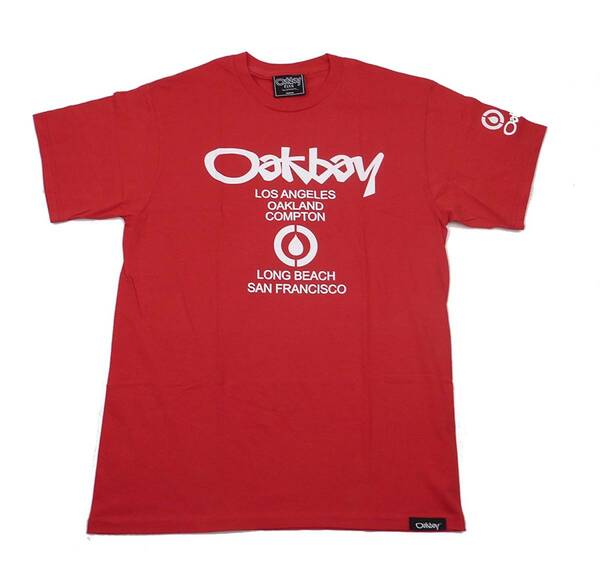 Oakbay Fits オークベイ REP YOUR CITY 半袖 Tシャツ (レッド) (XL) [並行輸入品]