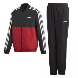  Adidas Junior B COREu-bn top and bottom set 130cm black / bar gun ti for children Kids Bomber jacket & pants setup 