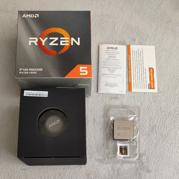 AMD Ryzen 5 3600 CPUファン付き
