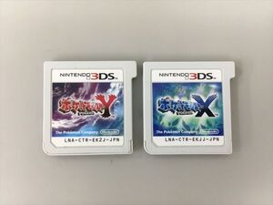Nintendo3DS ポケットモンスターX Y 計2点セット ソフトのみ 2505BKS169