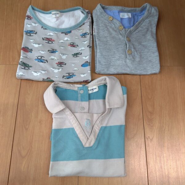 コンビミニ 半袖Tシャツ 110 3枚セット 男の子 春夏 combi mini