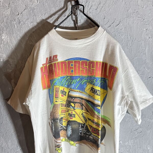 Jac Haudenschild Outlaw Tours '95 Tシャツ USA製 ヴィンテージ シングルステッチ 古着