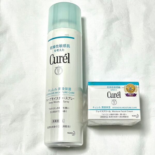 Curl ディープモイスチャースプレー&フェイスクリームセット キュレル