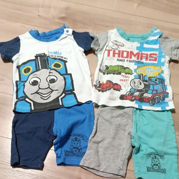 トーマス 半袖パジャマ上下 2セット