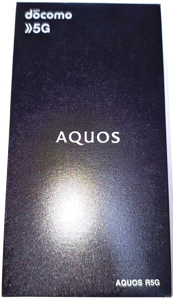 早い者勝ち! 大人気! ドコモ スマートフォン AQUOS R5G SH-51A ブラックレイ 中古品 SIMロック解除済み