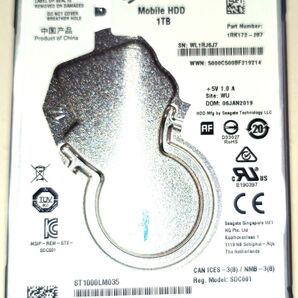 早い者勝ち! 大人気! SEAGATE シーゲート HDD ハードディスク st1000lm035-1rk172 1TB 中古品