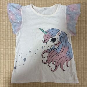 女の子 ユニコーン Tシャツ 130 半袖