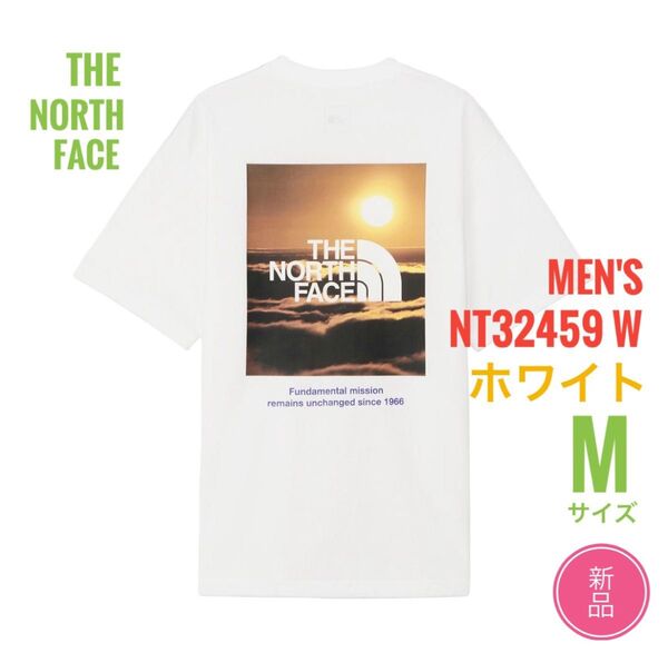 新品☆ノースフェイス ナチュラルフェノメノン Tシャツ メンズ M ホワイト