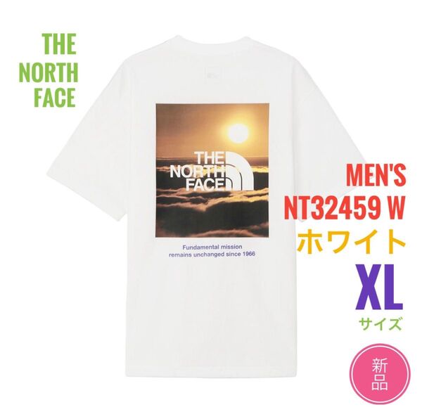 新品☆ノースフェイス ナチュラルフェノメノン Tシャツ メンズ XL ホワイト