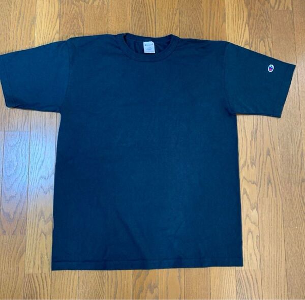 メンズL ネイビー T1011 チャンピオン 半袖Tシャツ