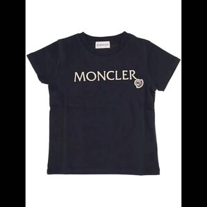【 MONCLER 】モンクレール 刺繍ロゴ コットンTシャツ 半袖 クルーネックトップス