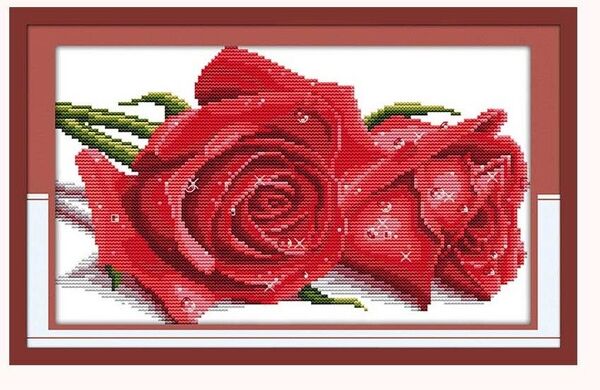 クロスステッチ刺繍セット【016】【印刷無し 14CT