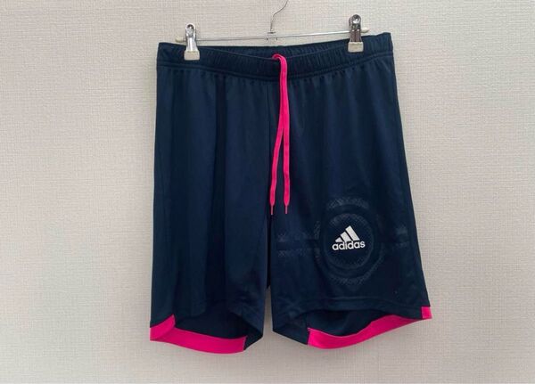 adidas アディダス プラクティス ショーツ パンツ ネイビー 吸汗 速乾 Lサイズ
