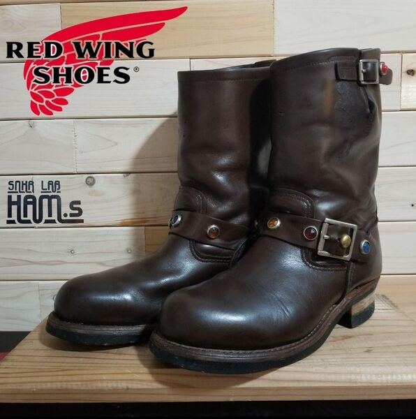 美品 レッドウィング エンジニアブーツ 2269 チョコレートクロームレザー 25.0 REDWING スタッズ
