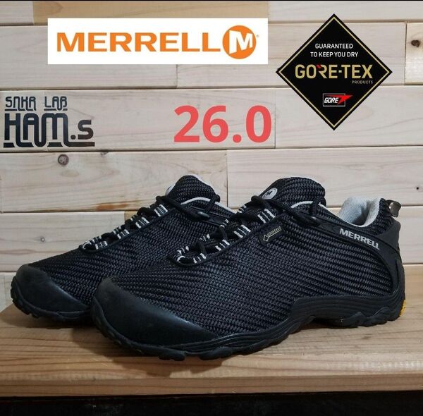 美品 MERRELL カメレオン 7 ストーム ゴアテックス 26.0 防水 CHAMELEON 7 STORM GORE-TEX