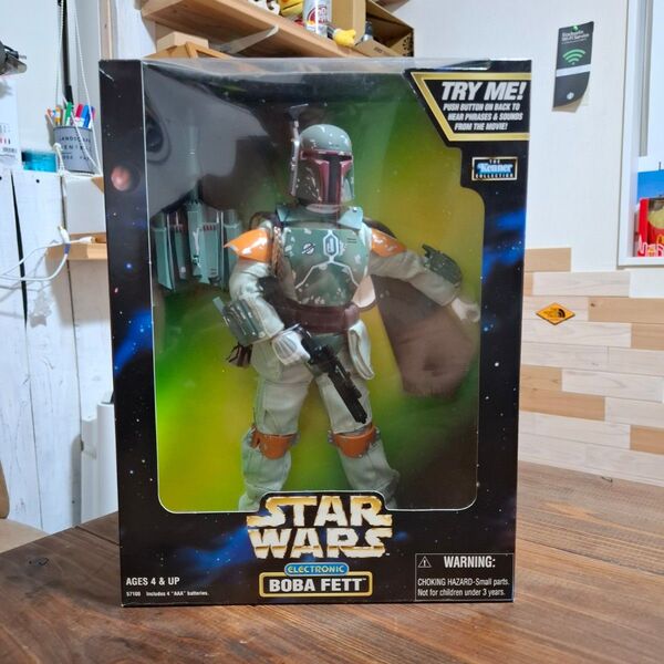 1998年 新品 未開封 レア スターウォーズ 12インチ エレクトニック・ボバ・フェット ハズブロ Kenner Hasbro