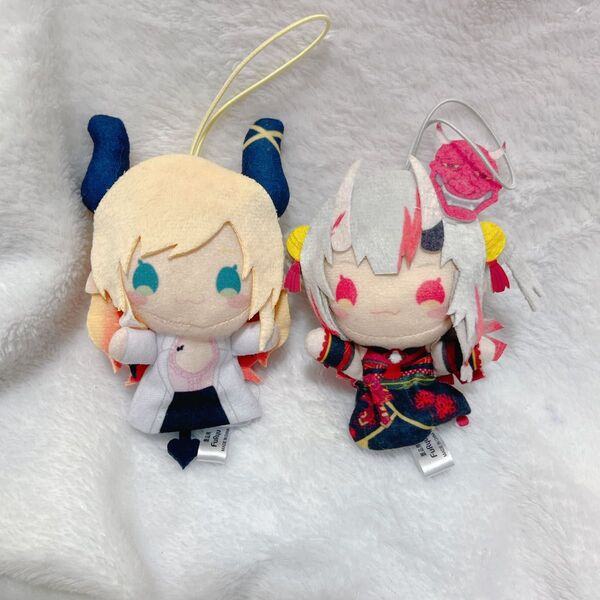 ホロライブプロダクション 指パペット 2期生 キーホルダー 紫咲シオン 百鬼あやめ