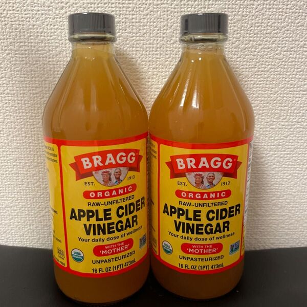 BRAGG オーガニックアップルサイダービネガー 473ml 2本