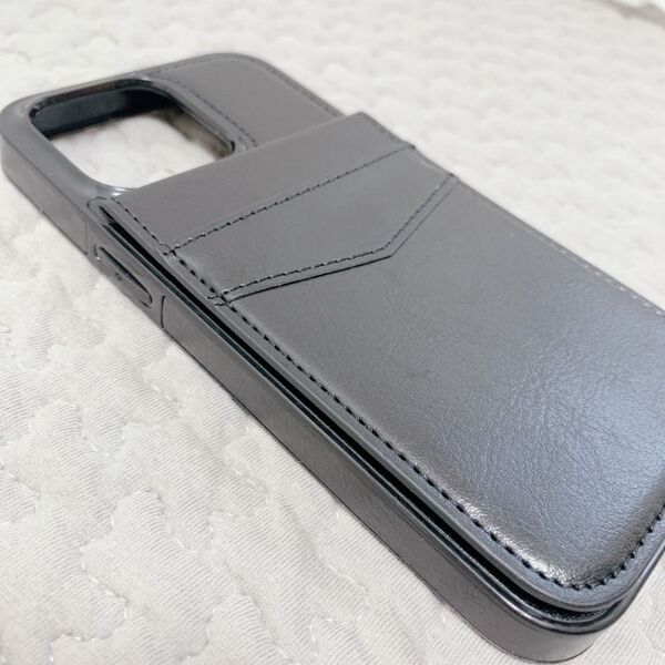 【再入荷】iPhone 15Pro max スマホケース 耐衝撃 黒 メンズ