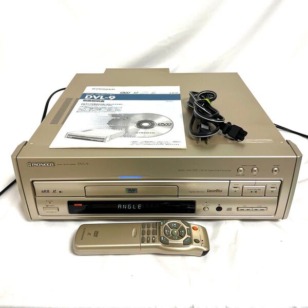 【リモコン取説付き】Pioneer パイオニア DVD/LD コンパチブルプレーヤー レーザーディスクプレーヤー DVL-9