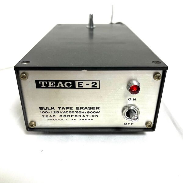 【送料込み】TEAC 消磁器E-2 ティアック バルク イレーサー オープンリールテープイレーサー