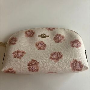COACH 花柄ポーチ