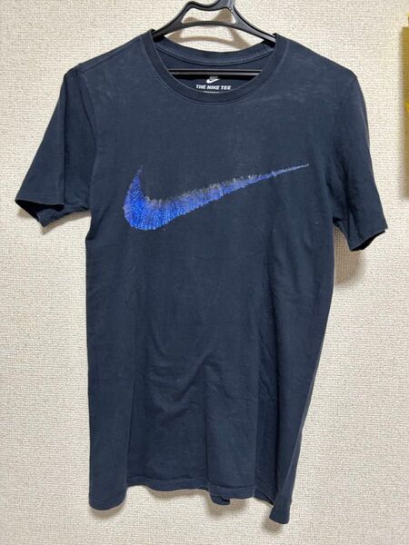The NIKE TEE 半袖 ロゴ T シャツ L サイズ ナイキティー ネイビー 古着卸 アメリカ仕入