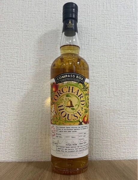 ラスト1本!!! コンパスボックス オーチャードハウス キュレイテッドカスク 700ml 50° 1本