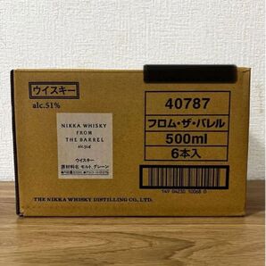 ニッカ フロム・ザ・バレル 500ml 瓶 6本
