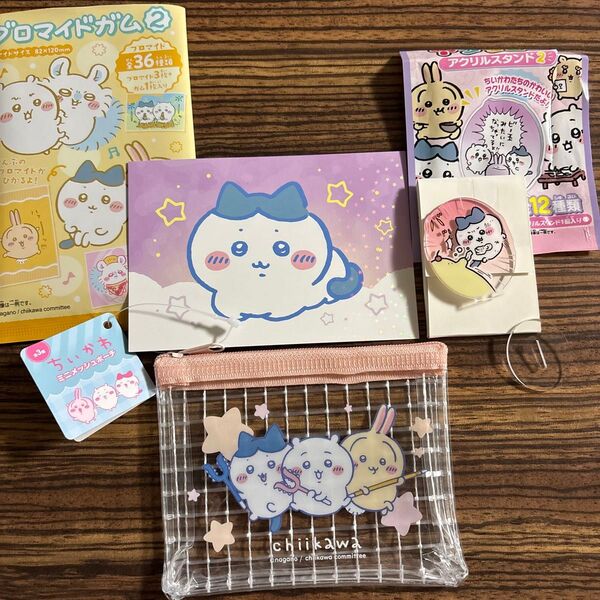 ちいかわミニメッシュポーチ アクリルスタンド ブロマイドガム2 ハチワレ キャンドゥ