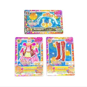 アイカツカード ソレイユ 星宮いちご コーデ 3枚セット キャンペーンカード