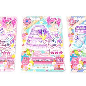 アイカツカード パープルファータコーデ 3枚セット 天羽まどか キュート アイカツ