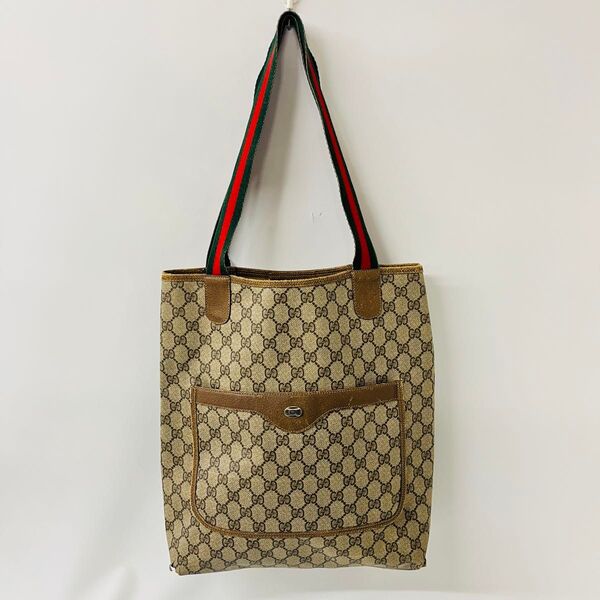 GUCCI グッチ シェリーライン トートバッグ GGスプリーム オールドグッチ ヴィンテージ