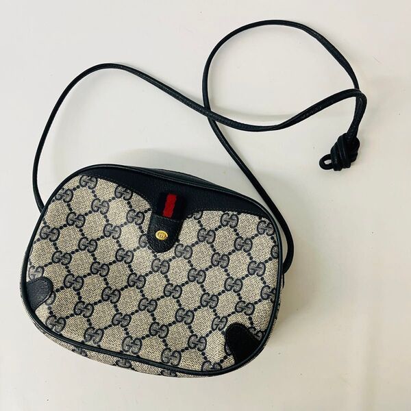 GUCCI グッチ シェリーライン ショルダーバッグ GG柄 オールドグッチ ヴィンテージ 斜め掛け