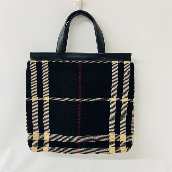 BURBERRY バーバリー ロンドン ノバチェック トートバッグ ブラック