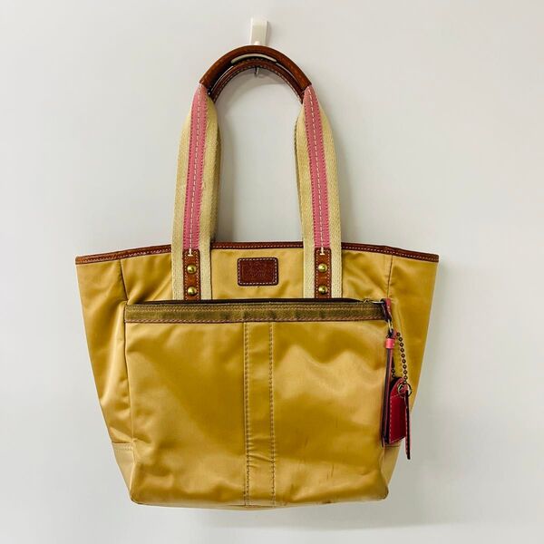 COACH コーチ ナイロン トートバッグ ハンドバッグ