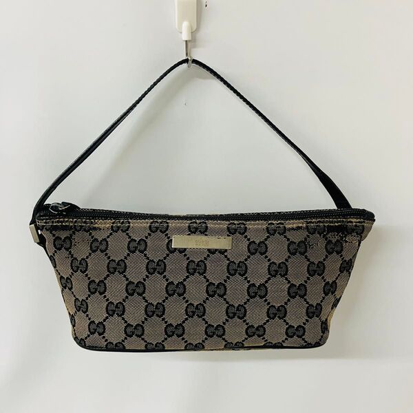 GUCCI グッチ GGキャンバス ハンドバッグ ポーチ GG柄