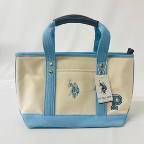 US POLO ユーエスポロアッスン キャンバス トートバッグ ハンドバッグ
