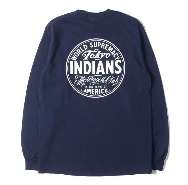 TOKYO INDIANS 長袖カットソー ネイビー L timc.inc
