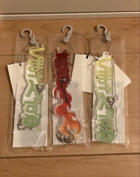 にじさんじ 森中花咲 竜友 しまむら アクリルキーホルダー 3個セット 新品