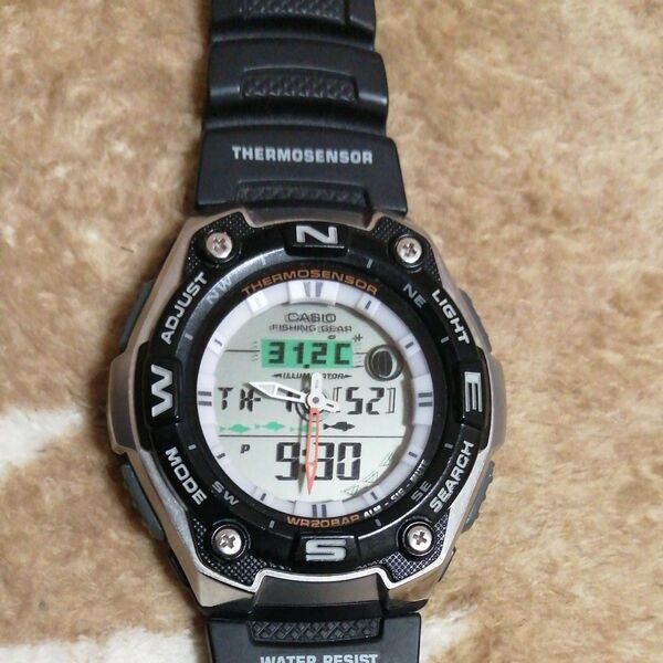 CASIO AQW-101 電池交換済み ジャンク