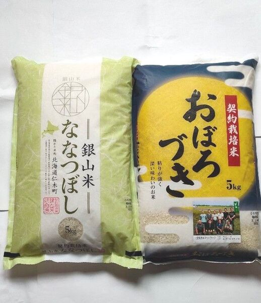 北海道 白米 ななつぼし おぼろづき 10kg