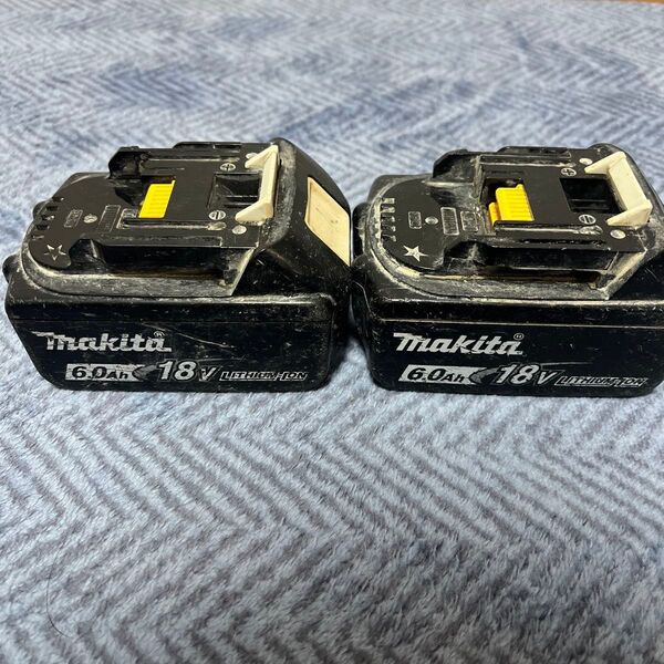 マキタ18vバッテリー ジャンク品 2台セット