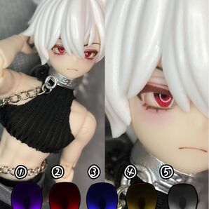 【シチリア用】6mm レジンアイ パール紙使用【あやめアイ】(さんかくver.)