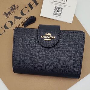 新品 COACH 折り財布 二つ折り財布