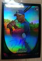 ★RC AUTO シリ DESMOND JENNINGS BOWMAN CHROME 2011 MLB メジャーリーグ サイン ルーキー ジェニングス TAMPA BAY RAYS レイズ キラ_画像1