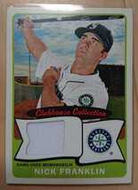 ★メモラ JERSEY NICK FRANKLIN TOPPS HERITAGE 2014 #CCR-NFR MLB ジャージ ニック フランクリン SEATTLE MARINERS シアトル マリナーズ_画像1