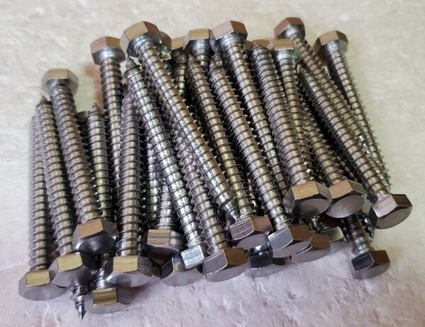 ステンレス 6角コーチボルト 木工用 M8×70mm【50本】余剰品