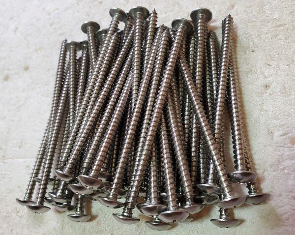 ステンレス トラスタッピンビス M5×90mm【50本】余剰品